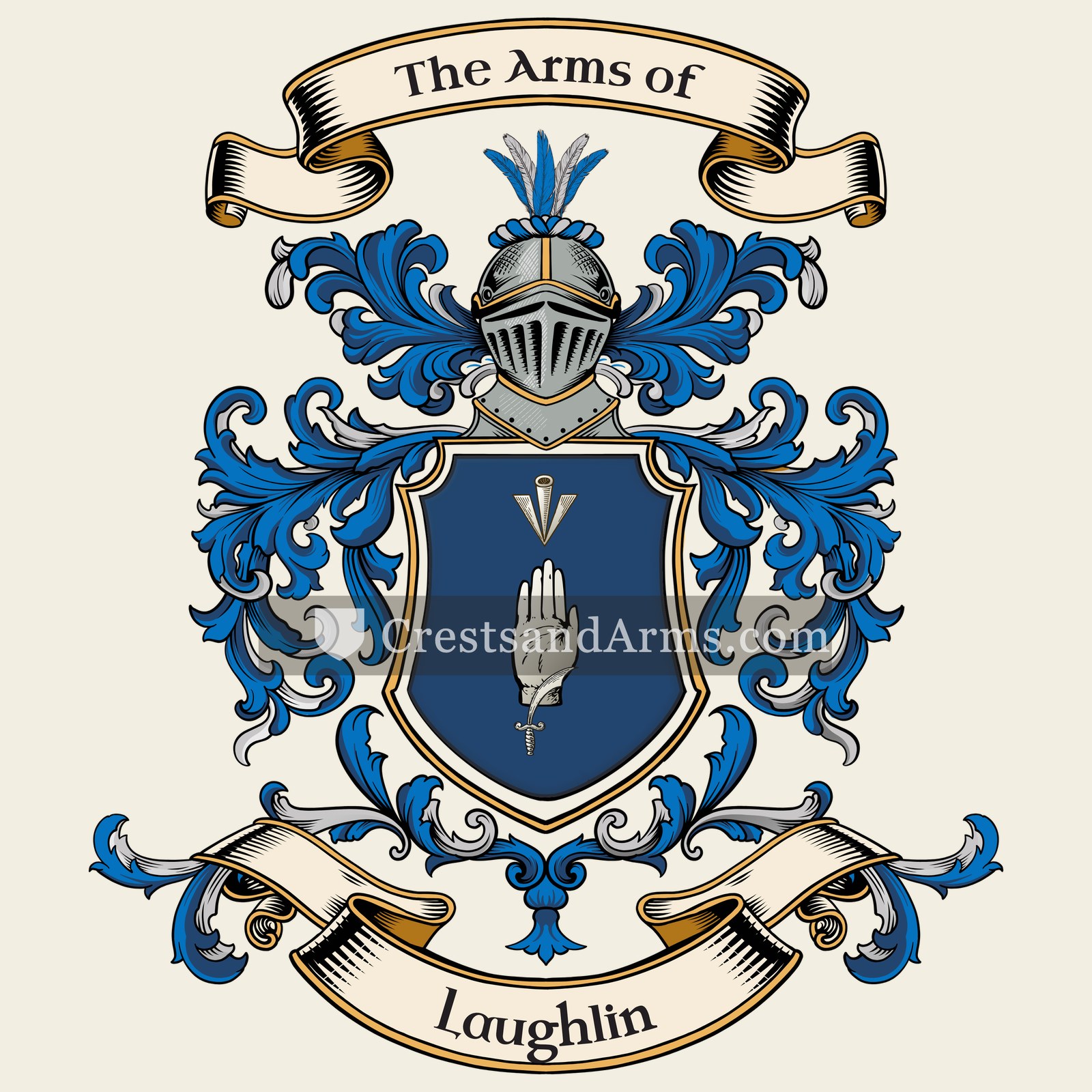 The Laughlin coat of arms