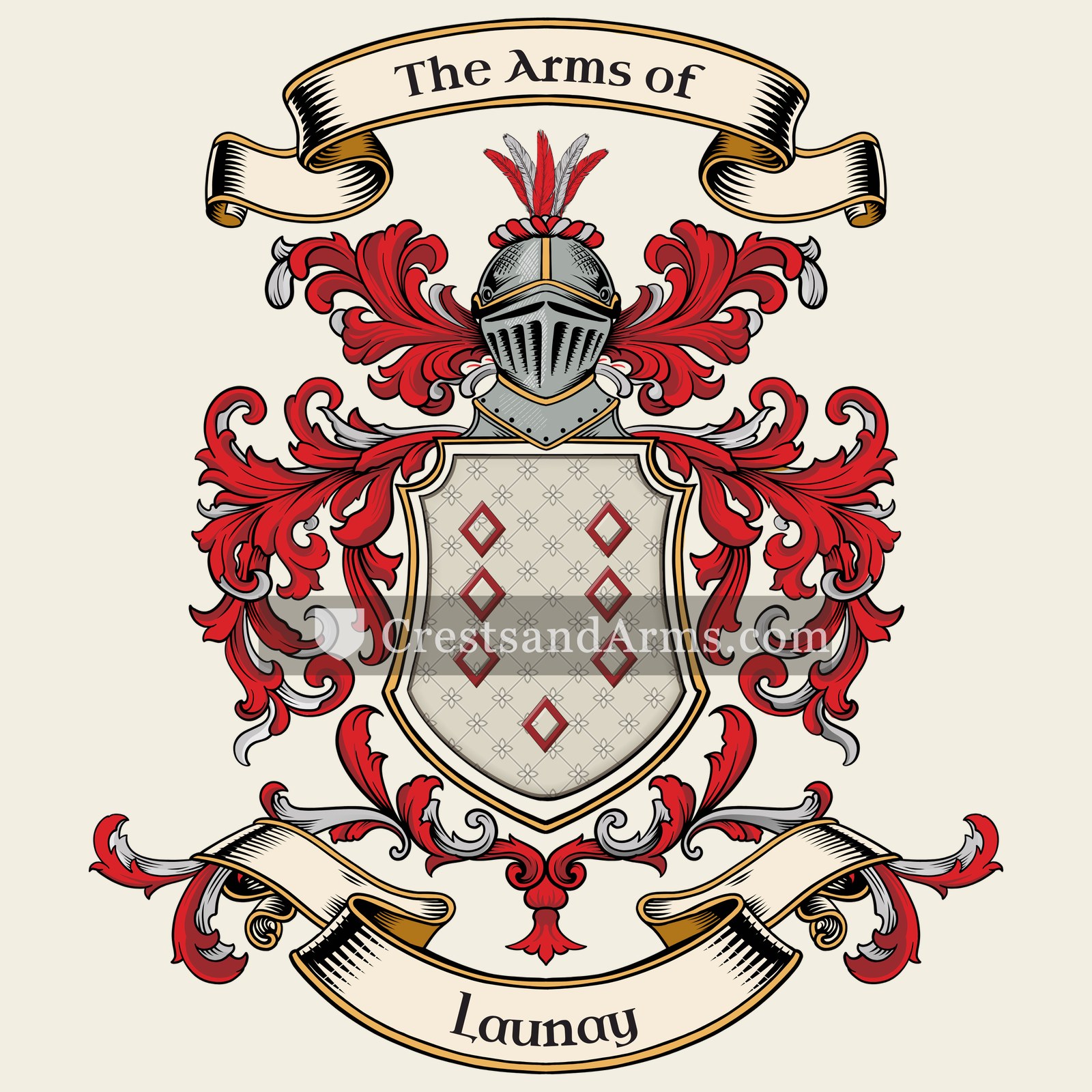 The Launay coat of arms