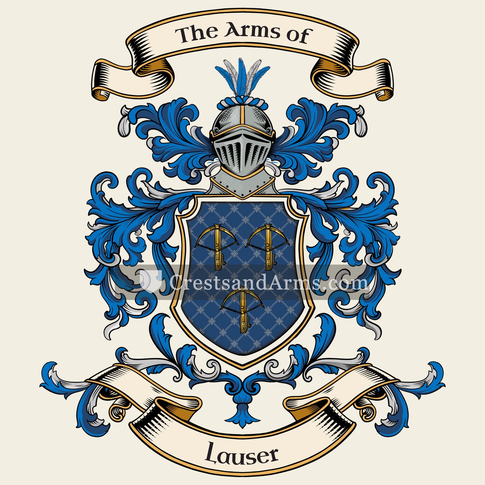 The Lauser coat of arms