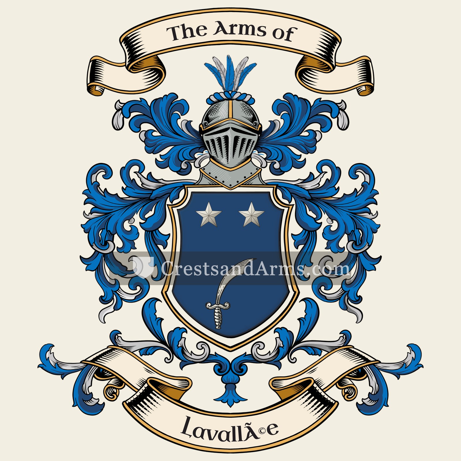 The Lavallée coat of arms