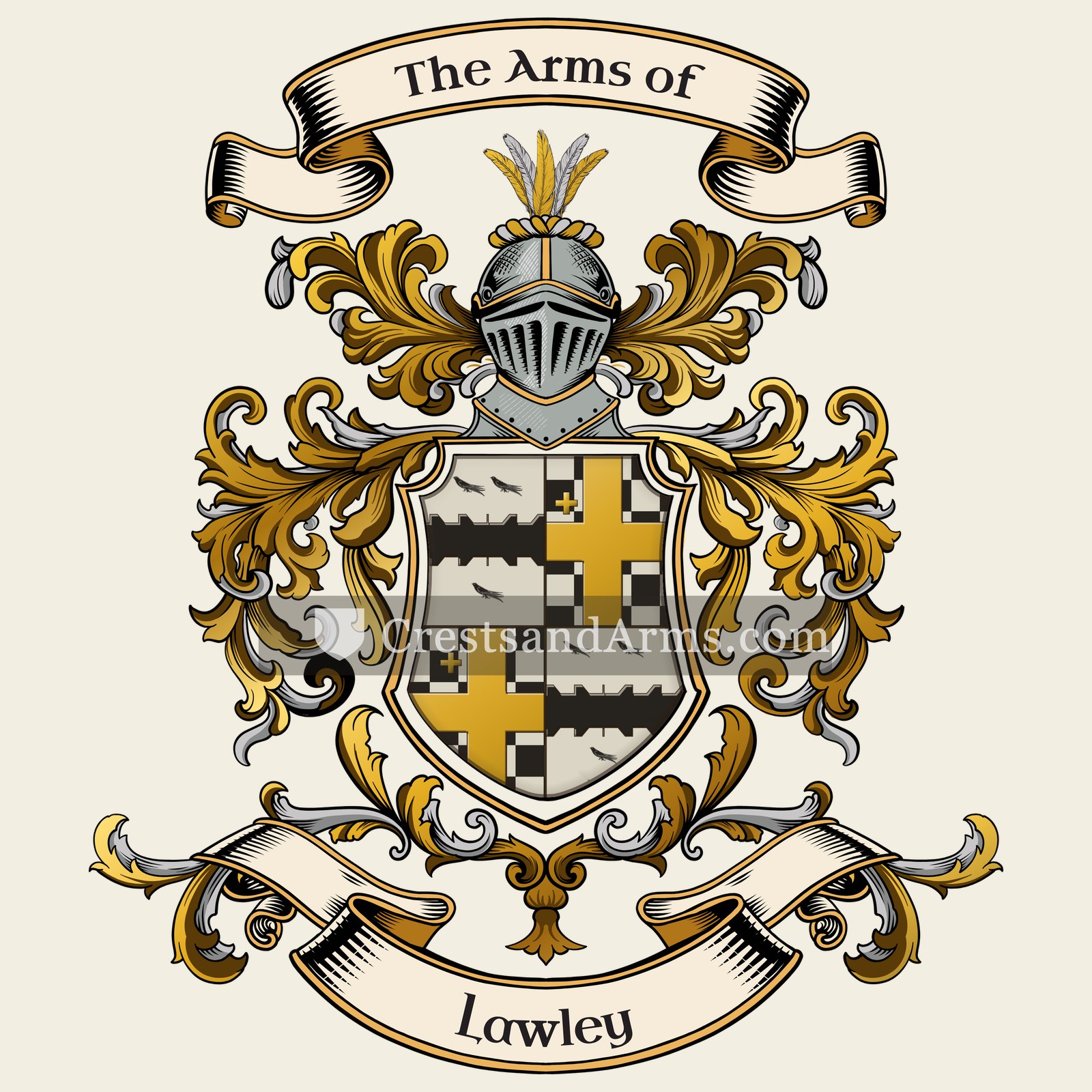 The Lawley coat of arms