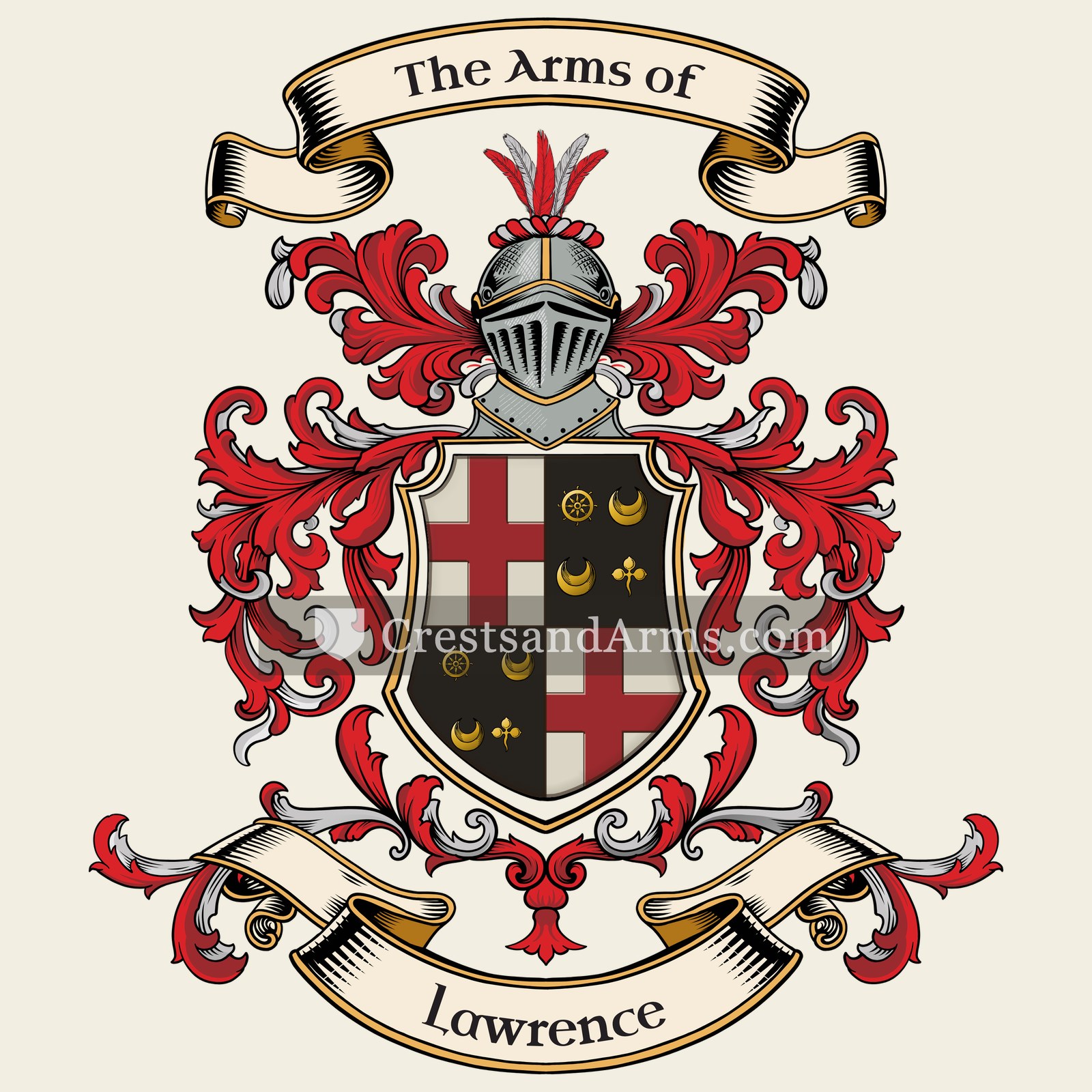 The Lawrence coat of arms