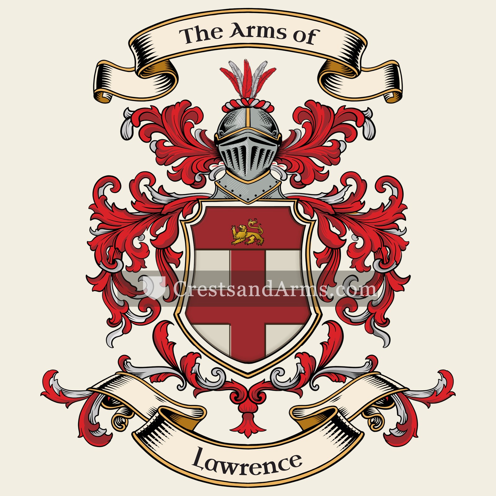 The Lawrence coat of arms