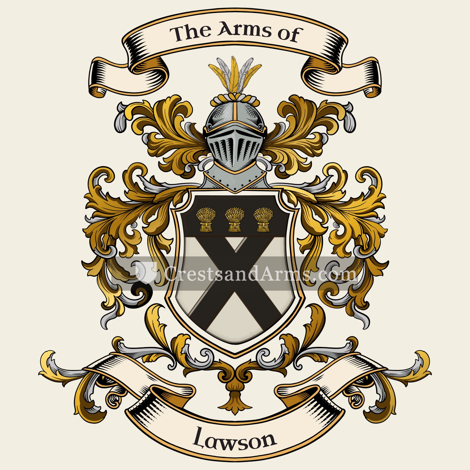 The Lawson coat of arms