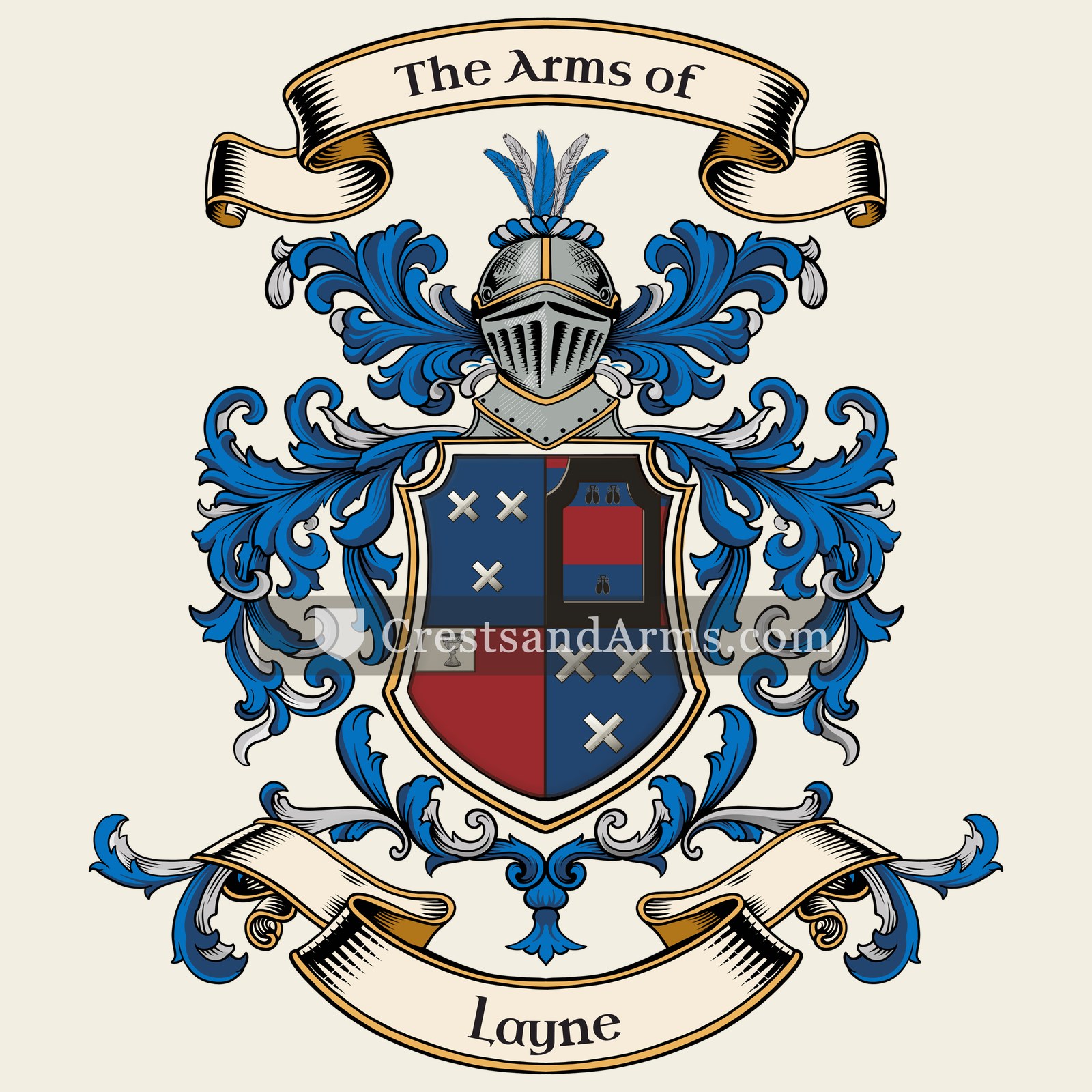The Layne coat of arms