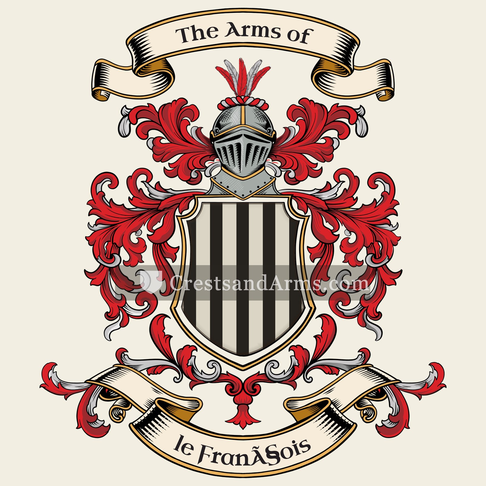 The le François coat of arms