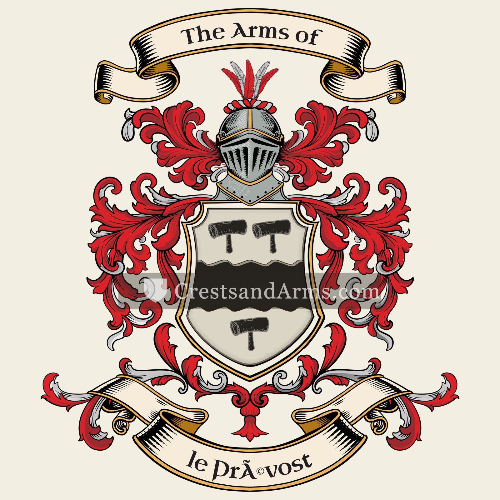 The le Prévost coat of arms