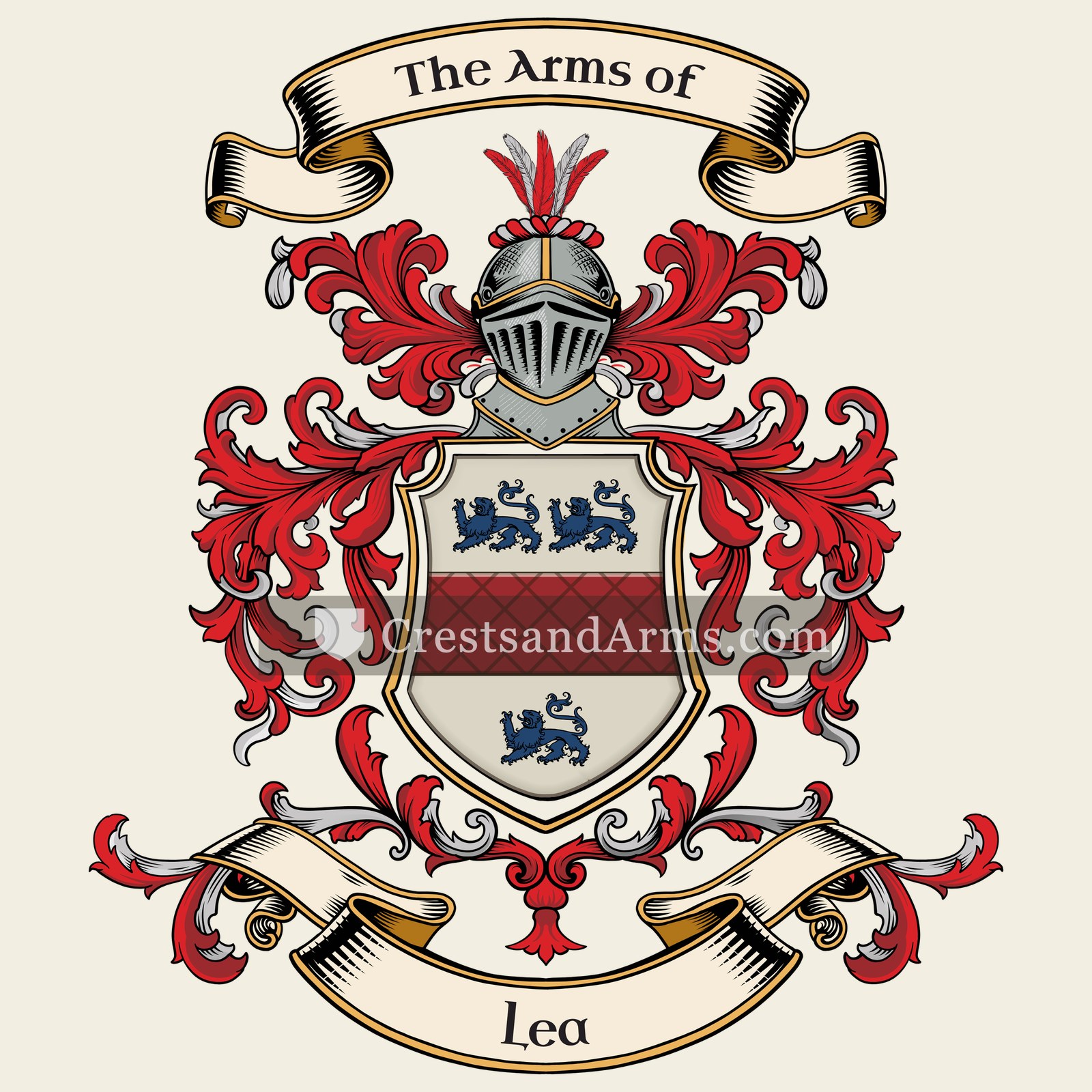 The Lea coat of arms