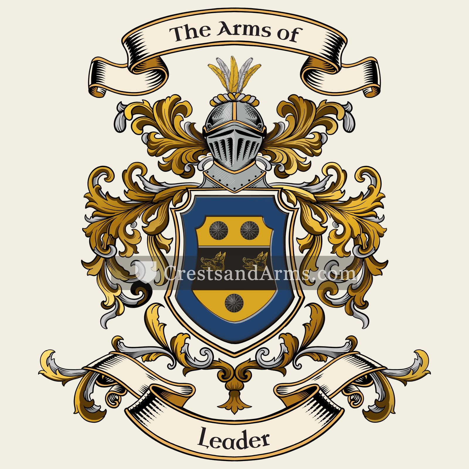 The Leader coat of arms
