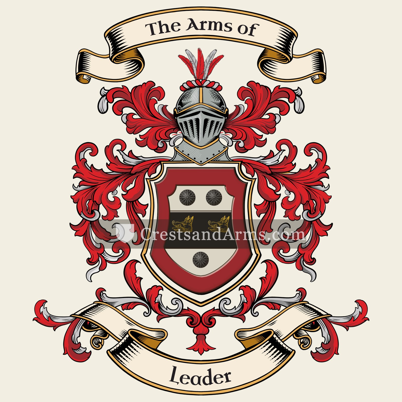 The Leader coat of arms