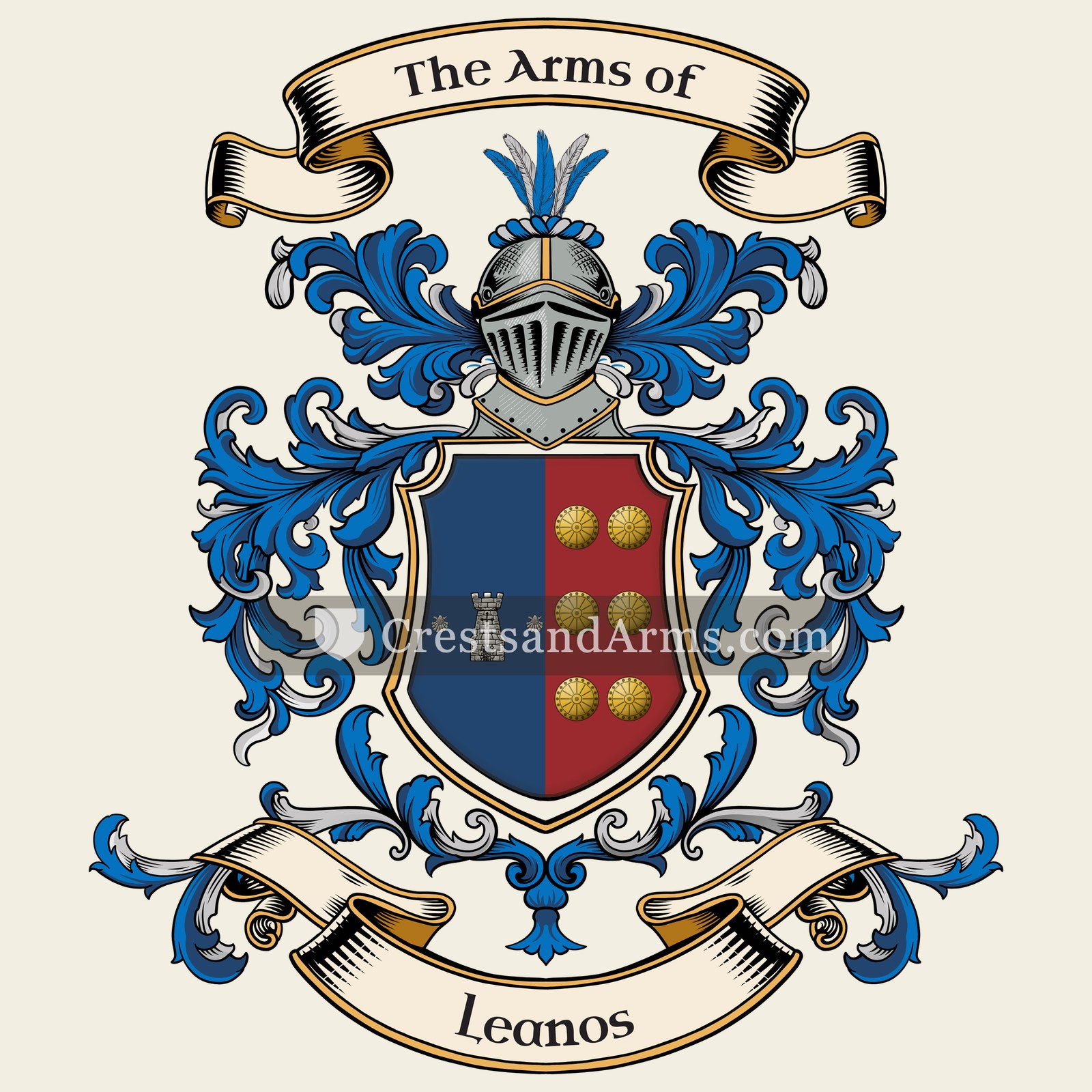 The Leanos coat of arms
