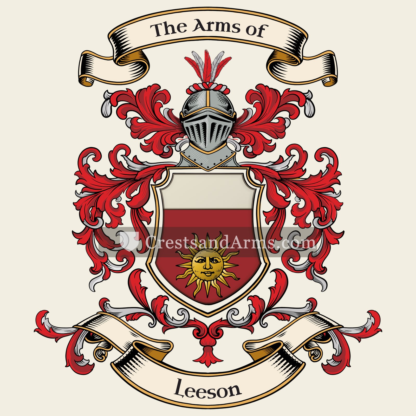 The Leeson coat of arms