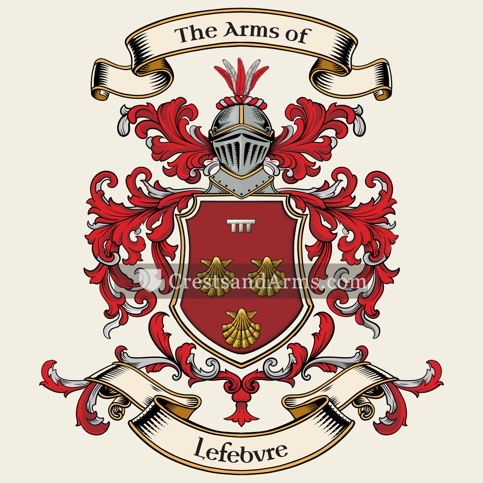 The Lefebvre coat of arms