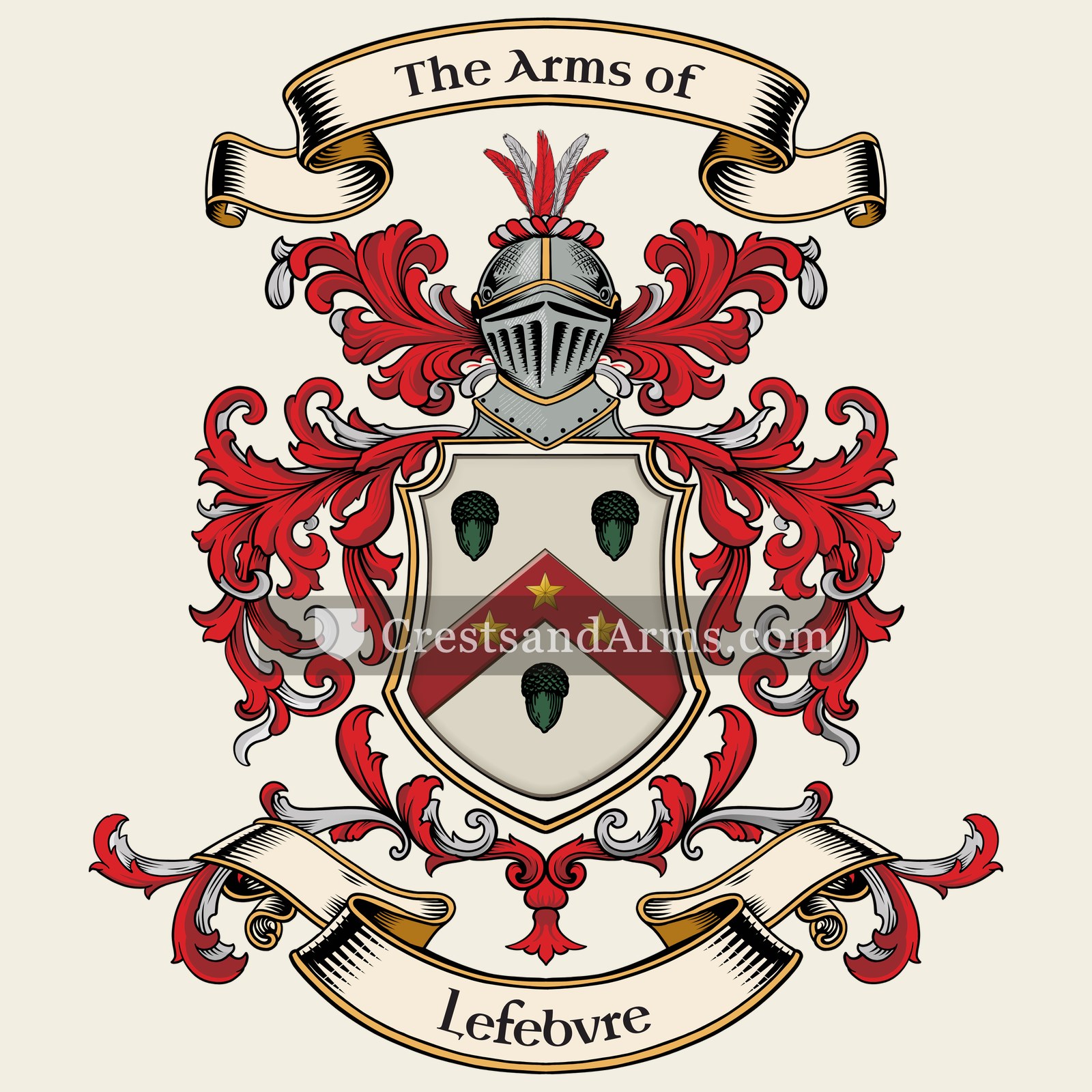 The Lefebvre coat of arms