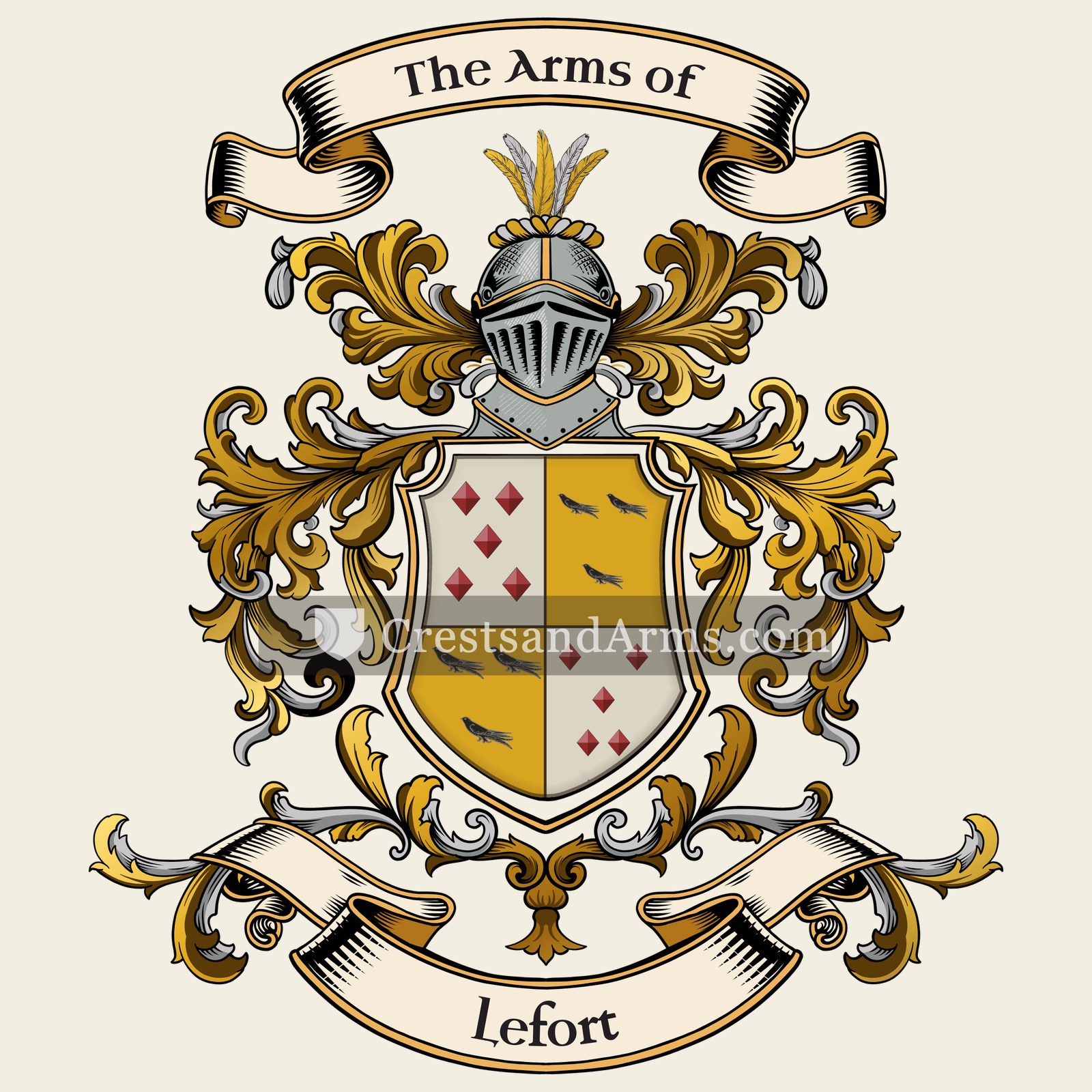 The Lefort coat of arms