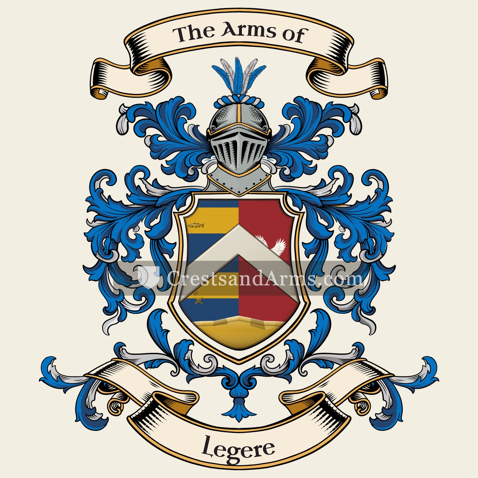 The Legere coat of arms