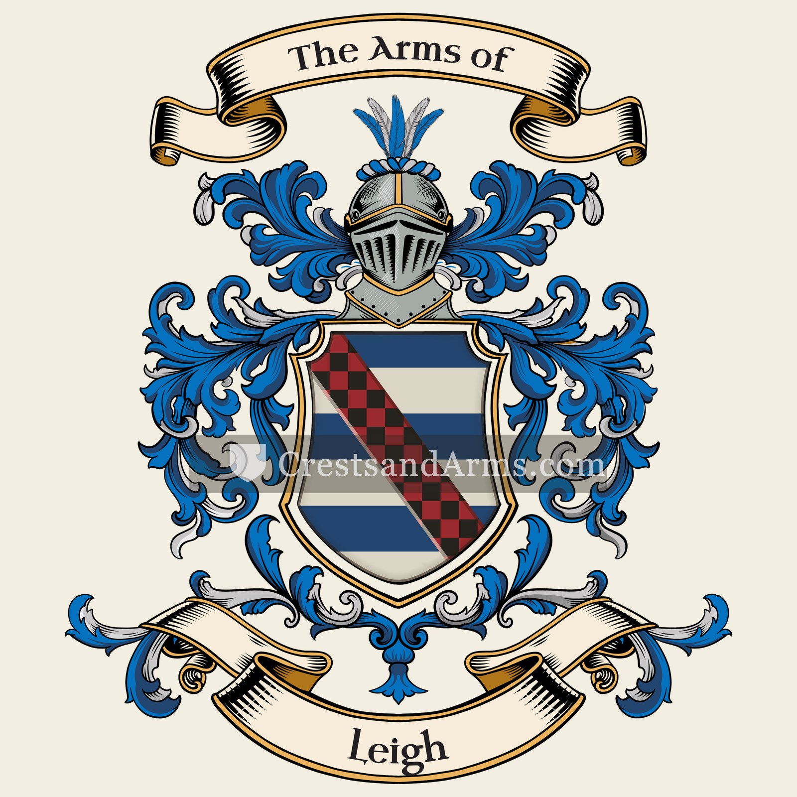 The Leigh coat of arms