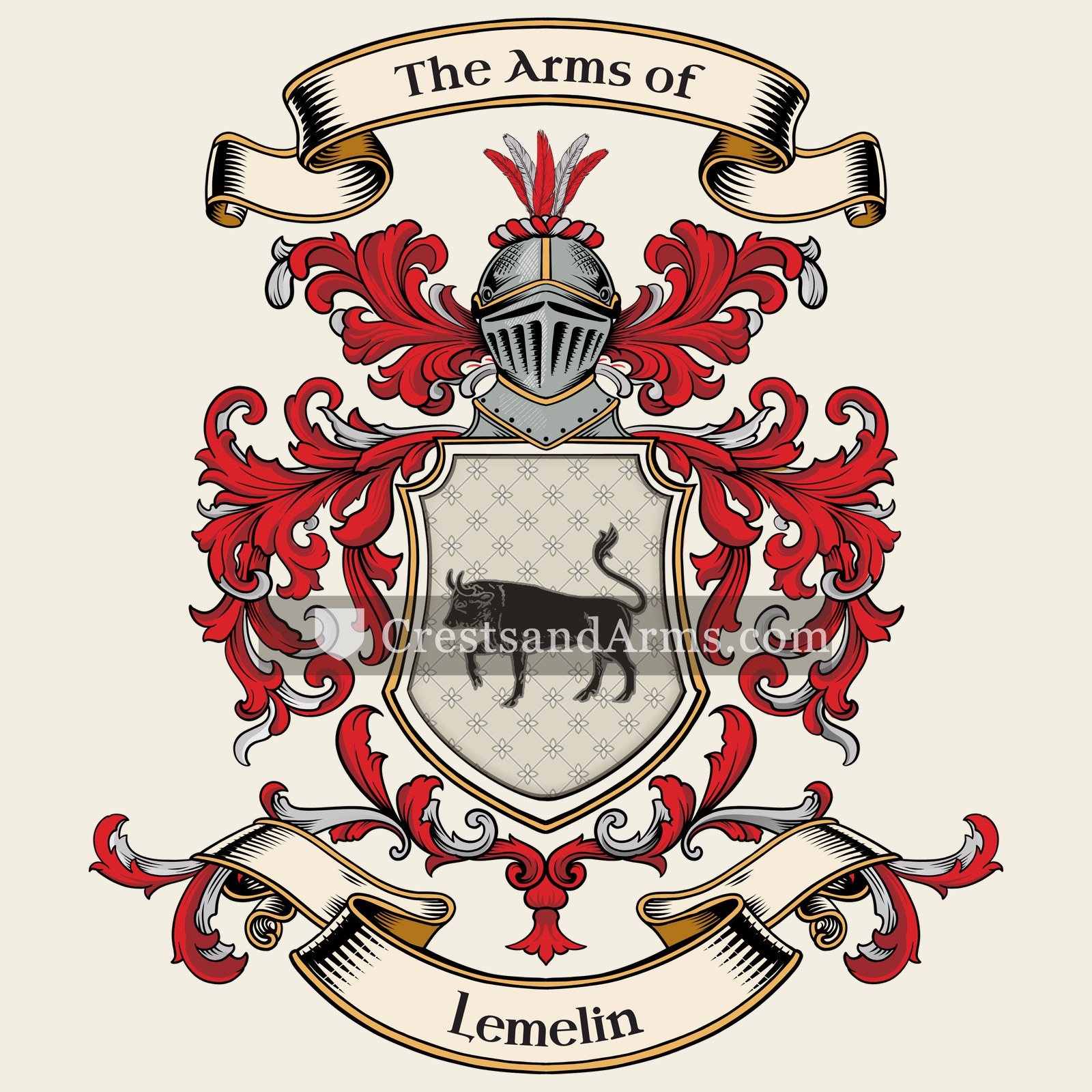 The Lemelin coat of arms
