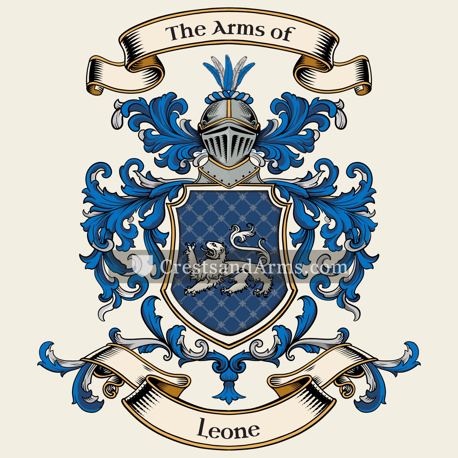 The Leone coat of arms