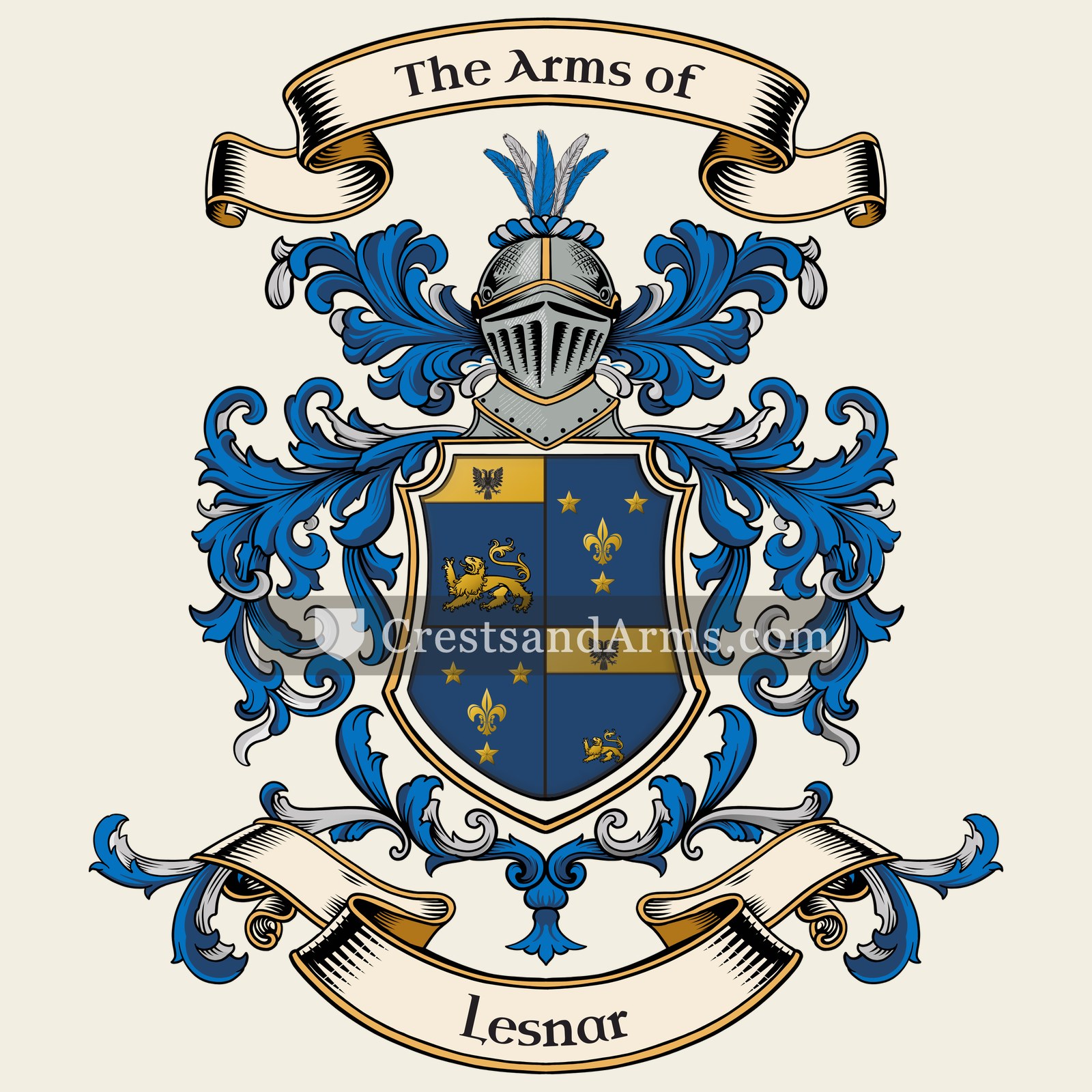 The Lesnar coat of arms