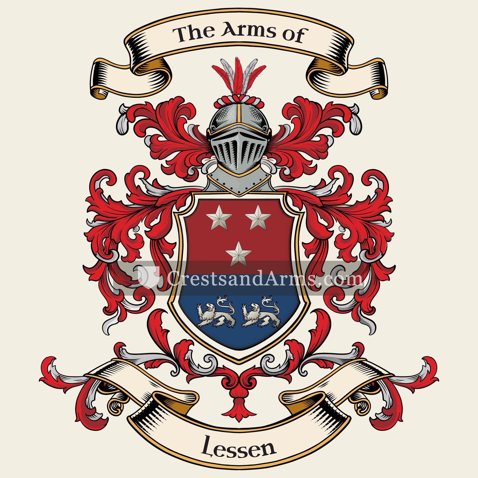 The Lessen coat of arms