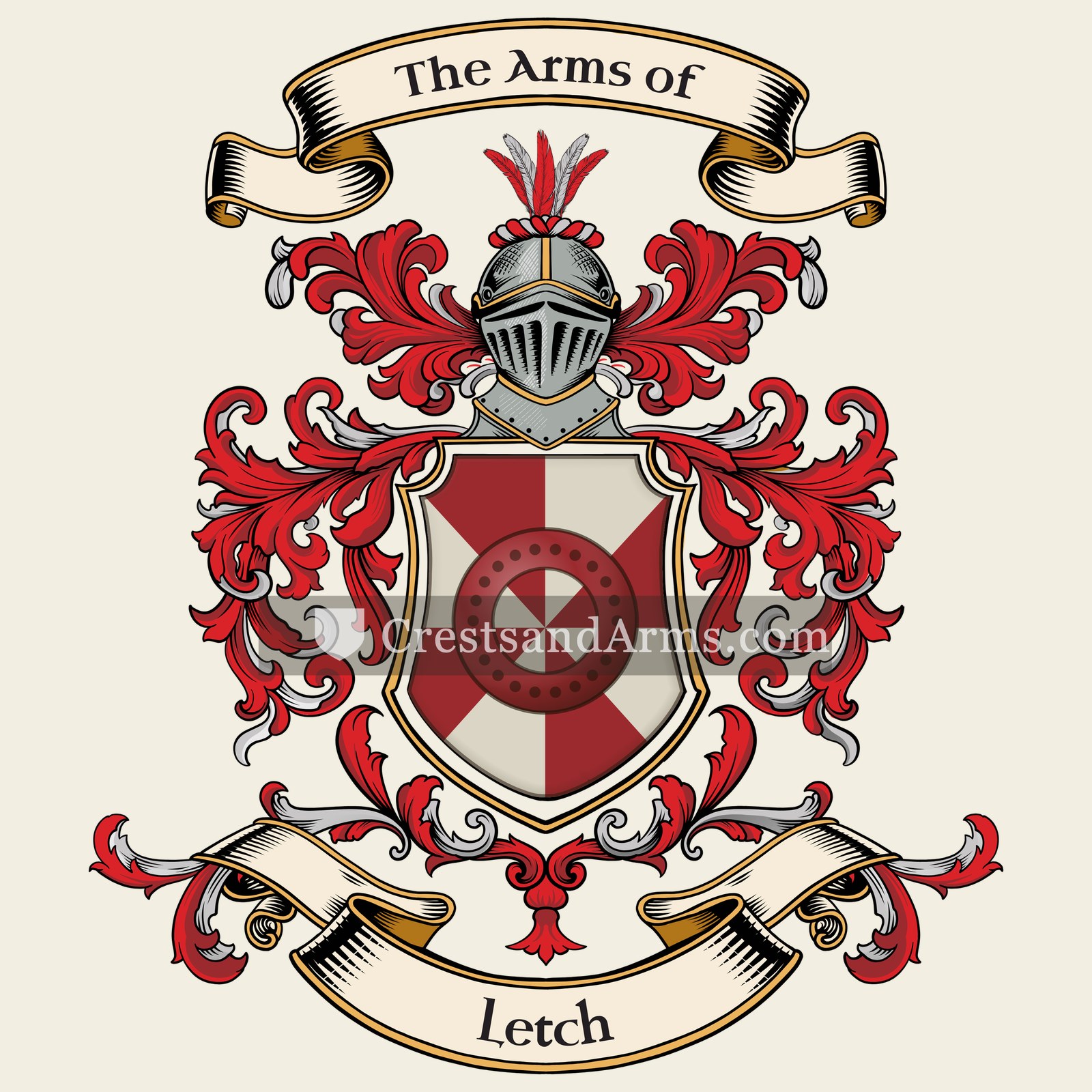The Letch coat of arms