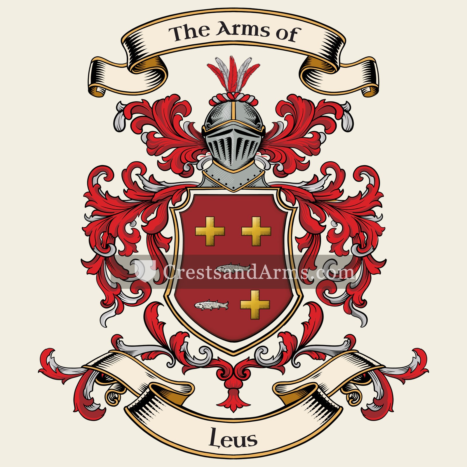 The Leus coat of arms