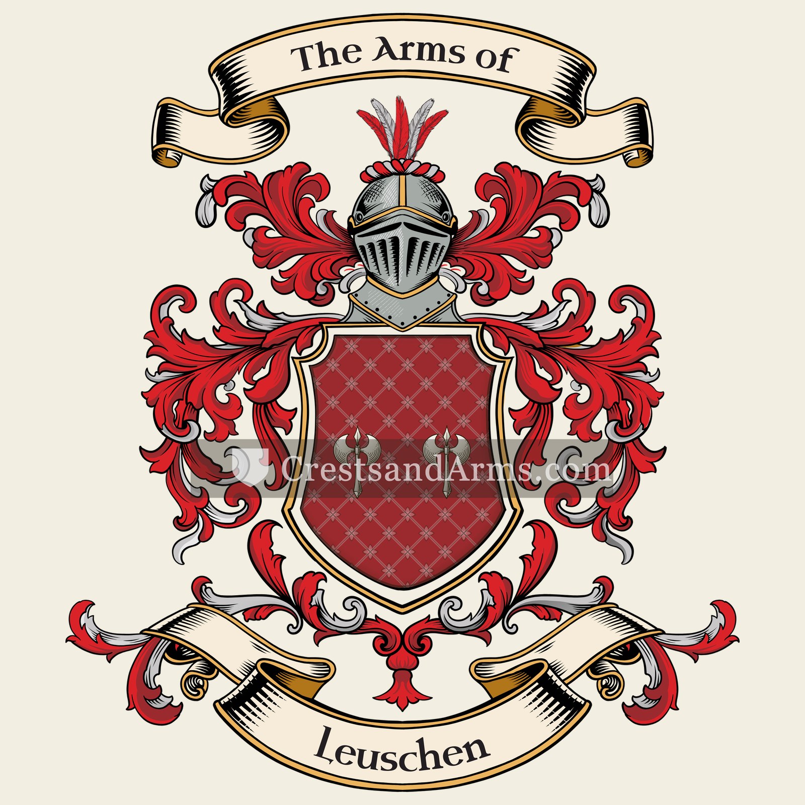 The Leuschen coat of arms