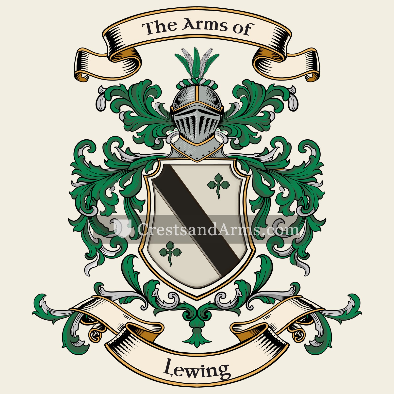 The Lewing coat of arms