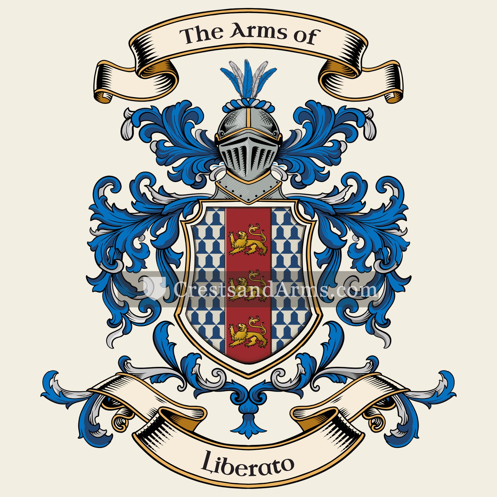 The Liberato coat of arms