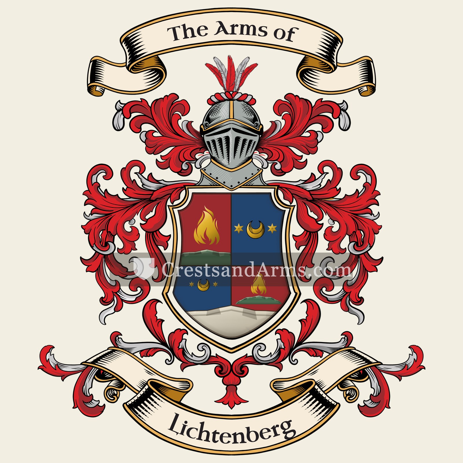 The Lichtenberg coat of arms