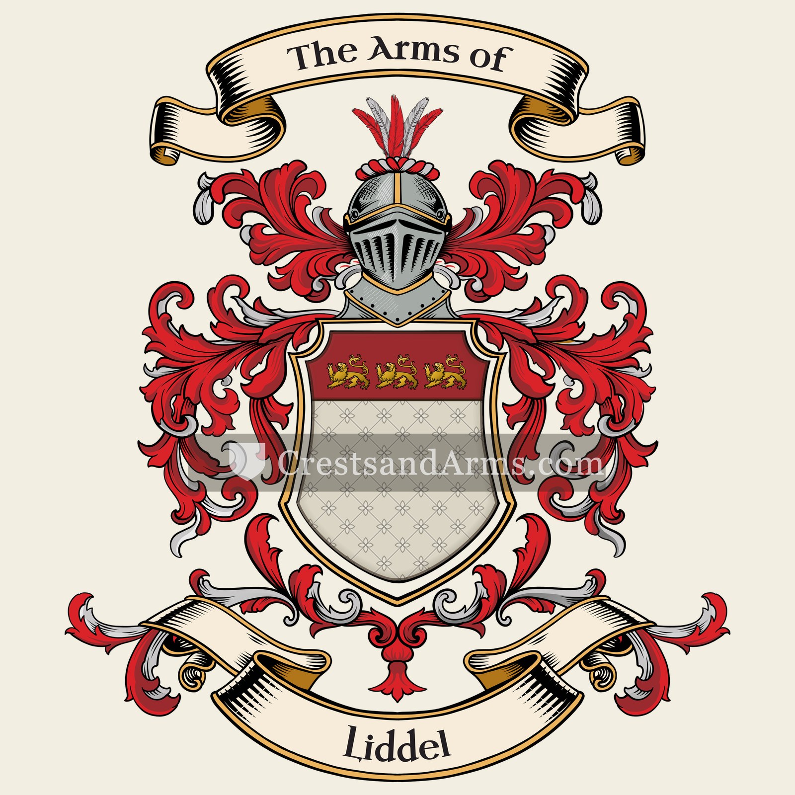 The Liddel coat of arms