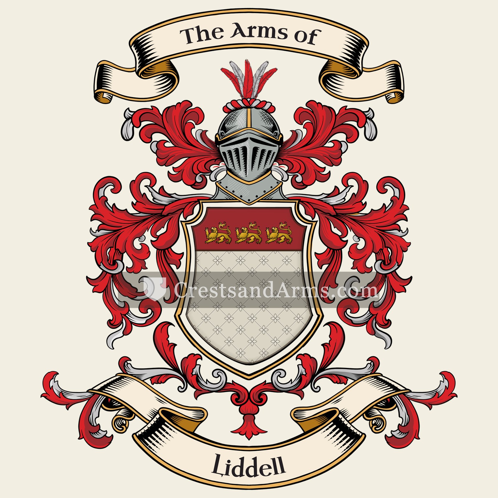 The Liddell coat of arms