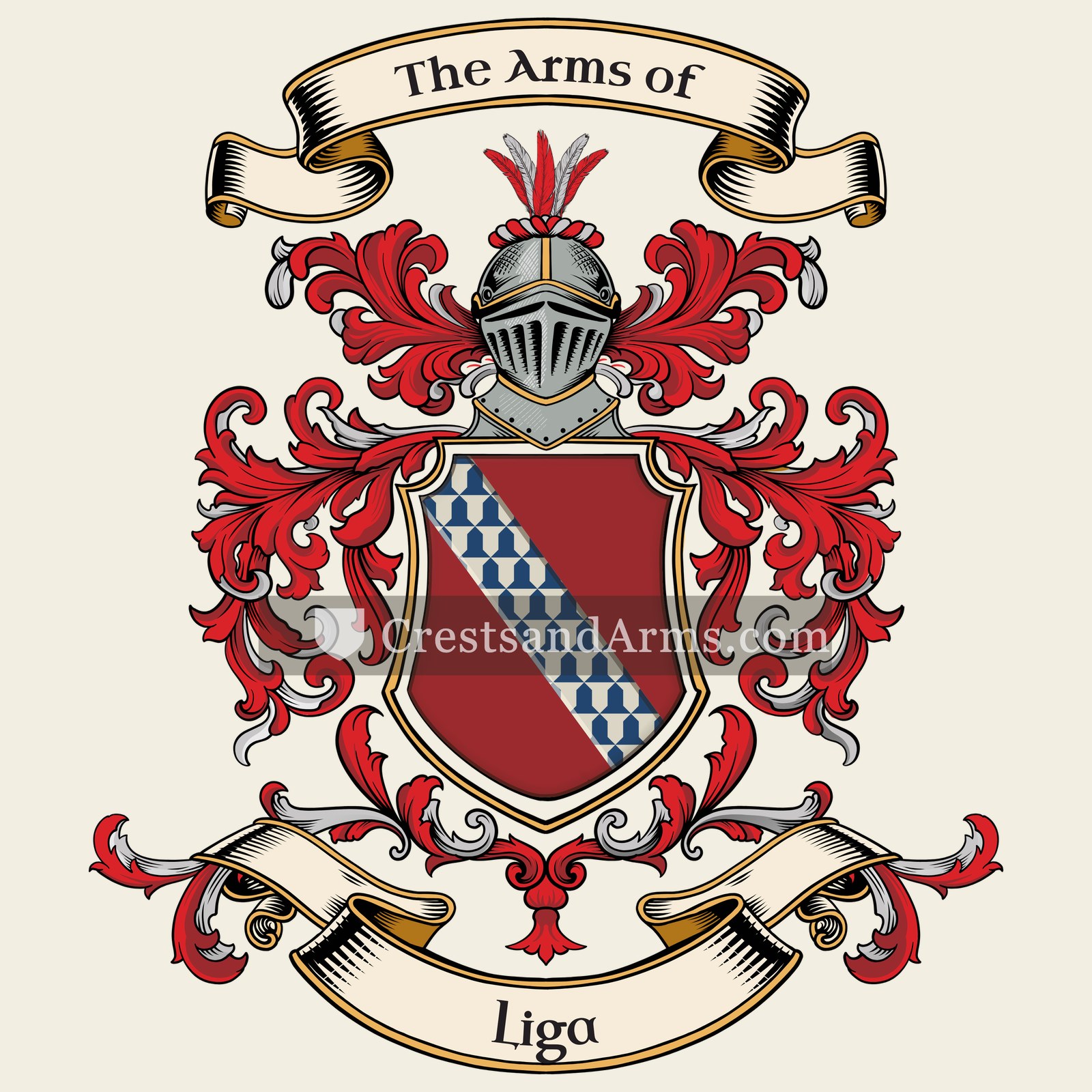 The Liga coat of arms