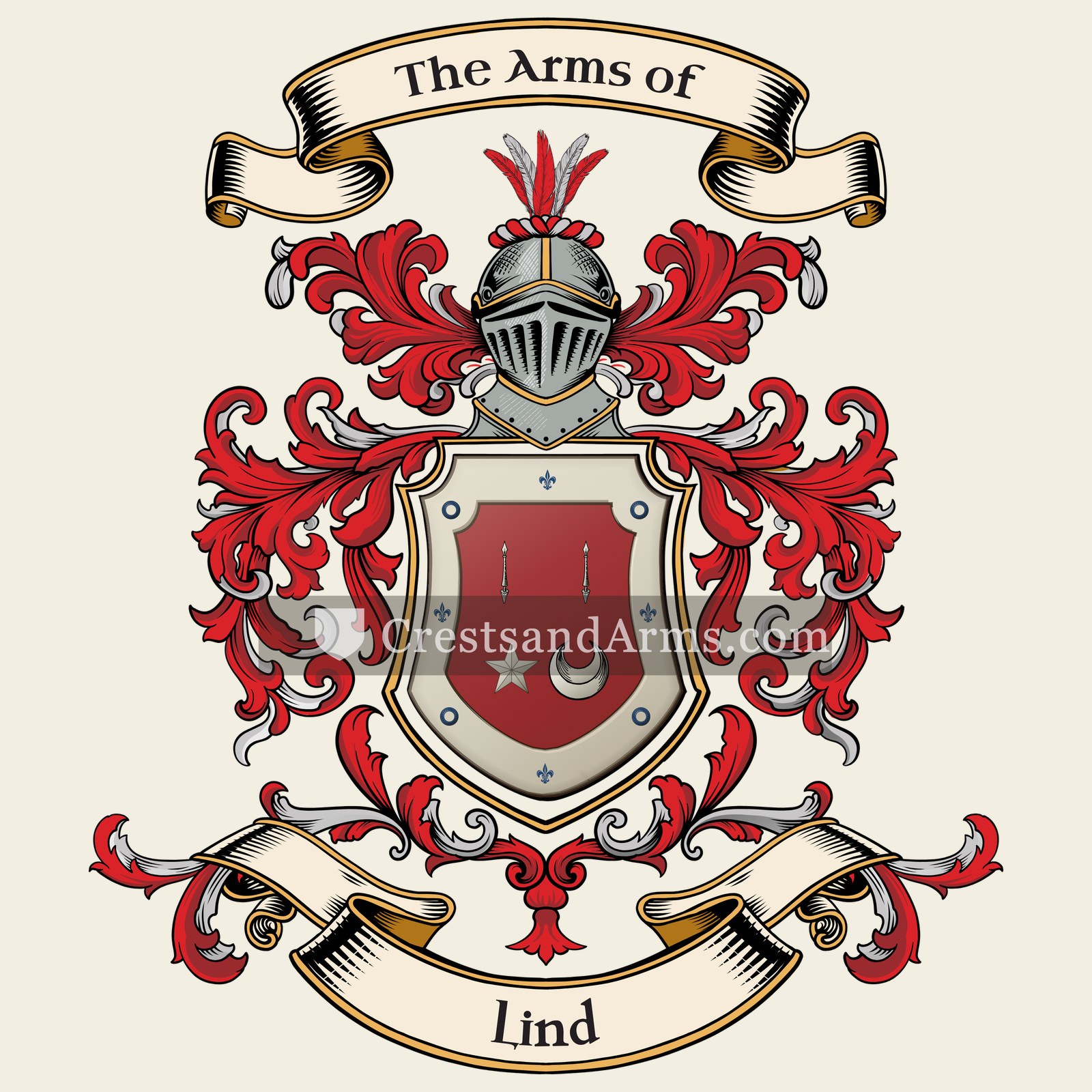 The Lind coat of arms