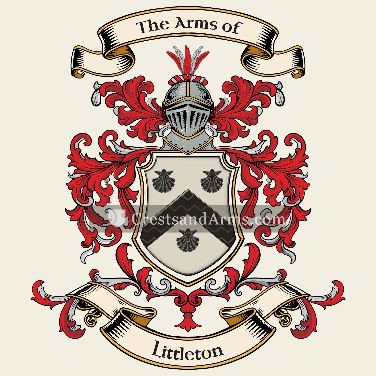 The Littleton coat of arms