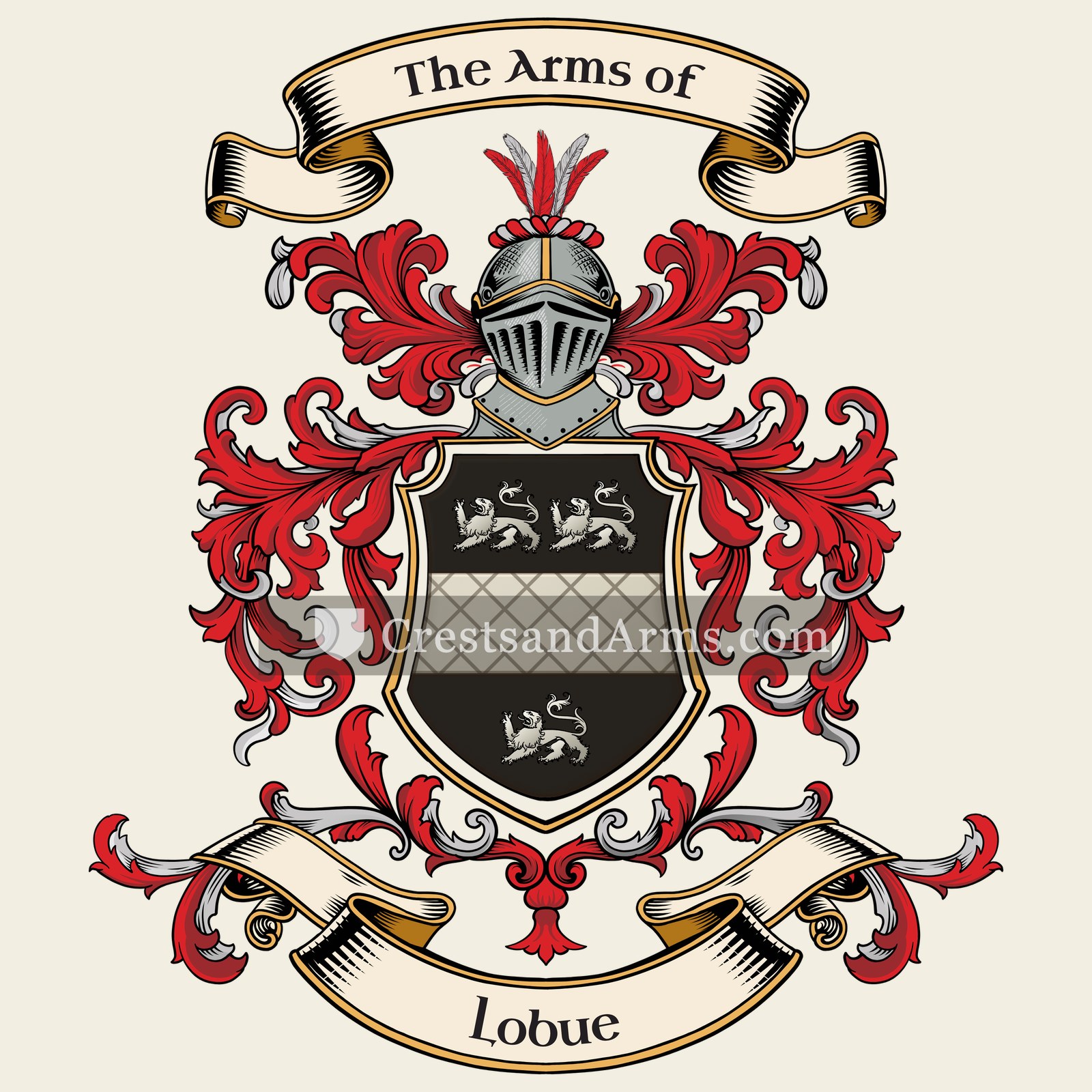 The Lobue coat of arms