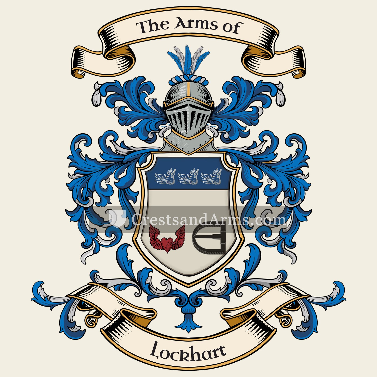 The Lockhart coat of arms