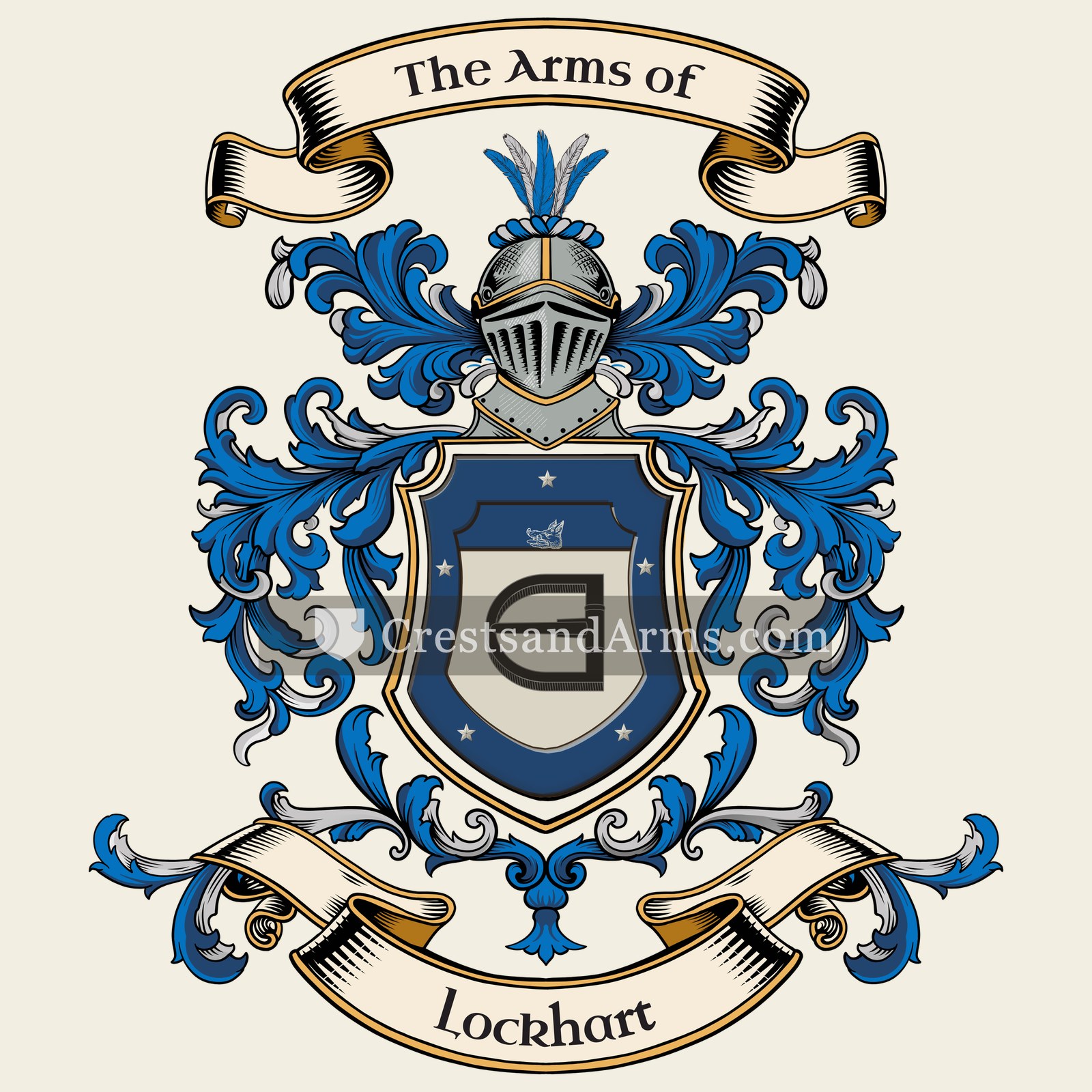 The Lockhart coat of arms