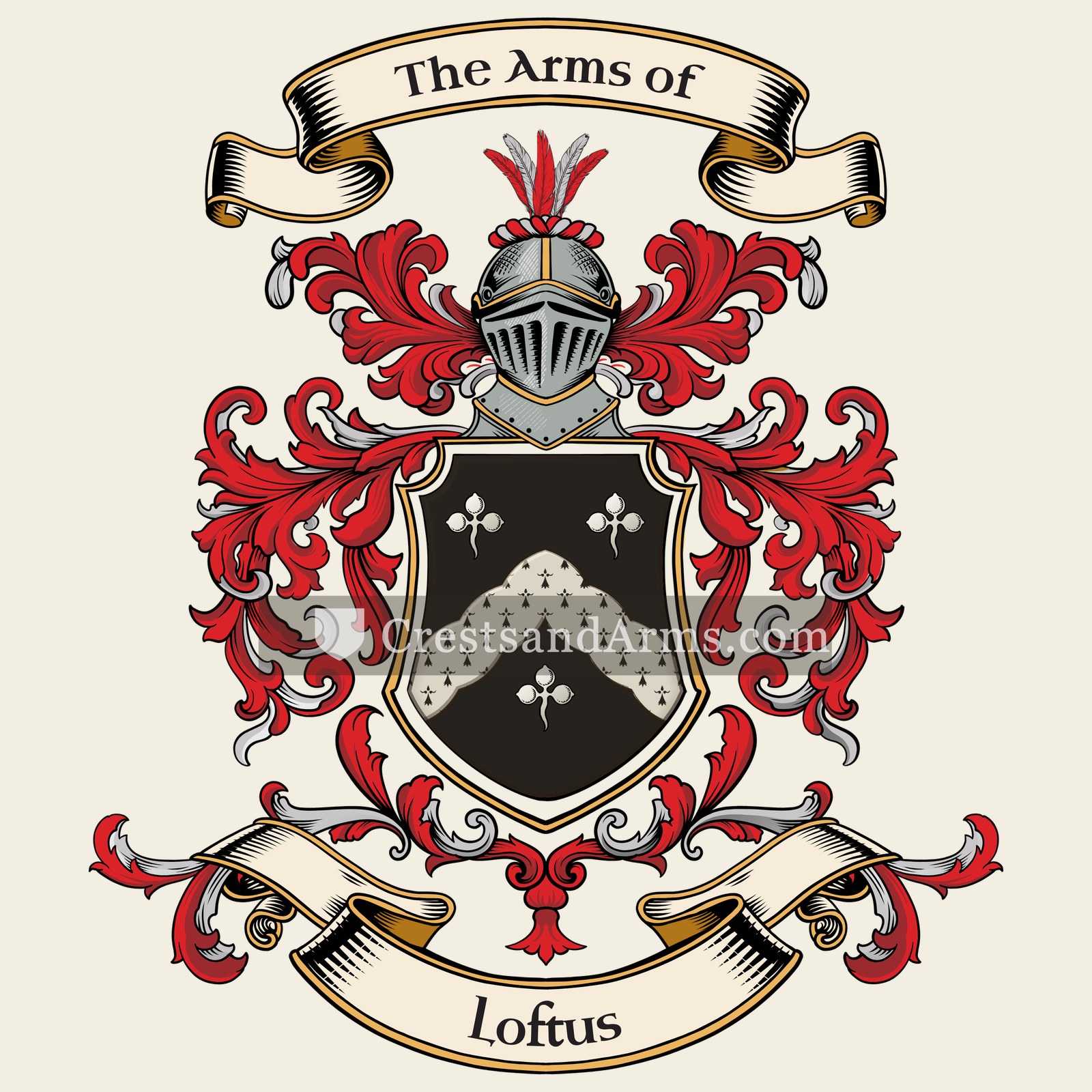 The Loftus coat of arms