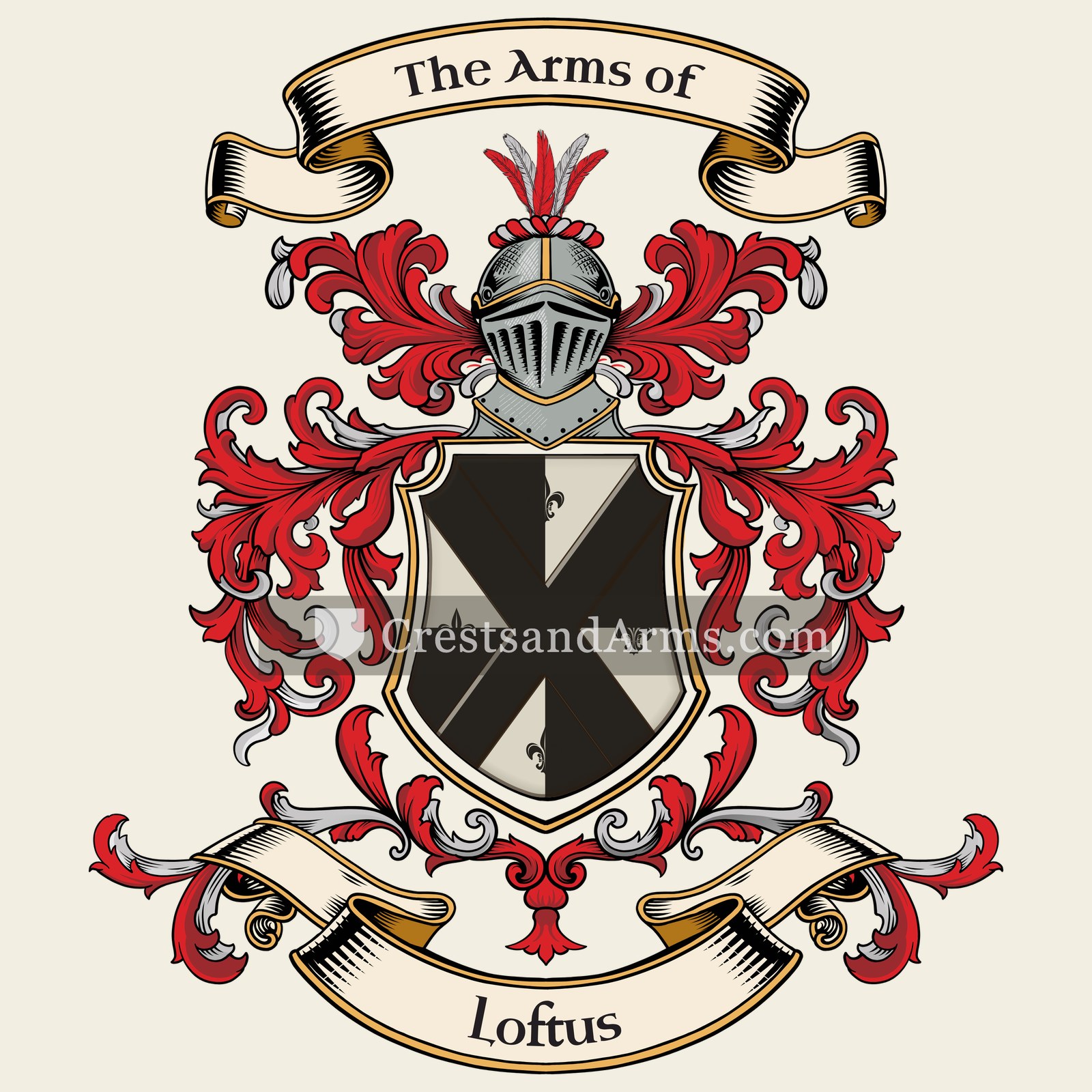 The Loftus coat of arms