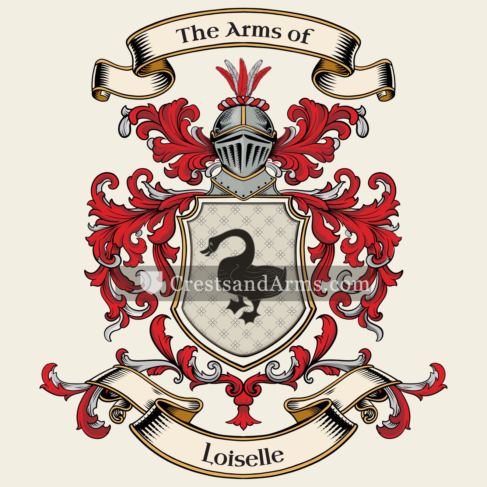 The Loiselle coat of arms