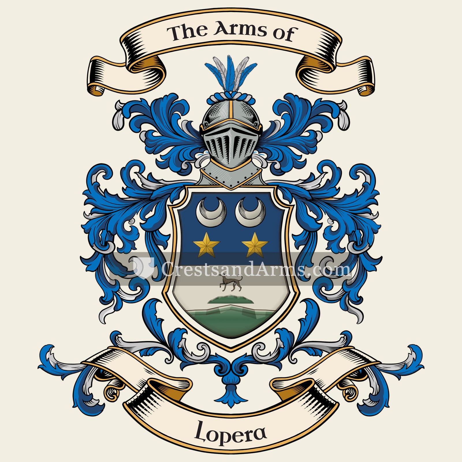The Lopera coat of arms