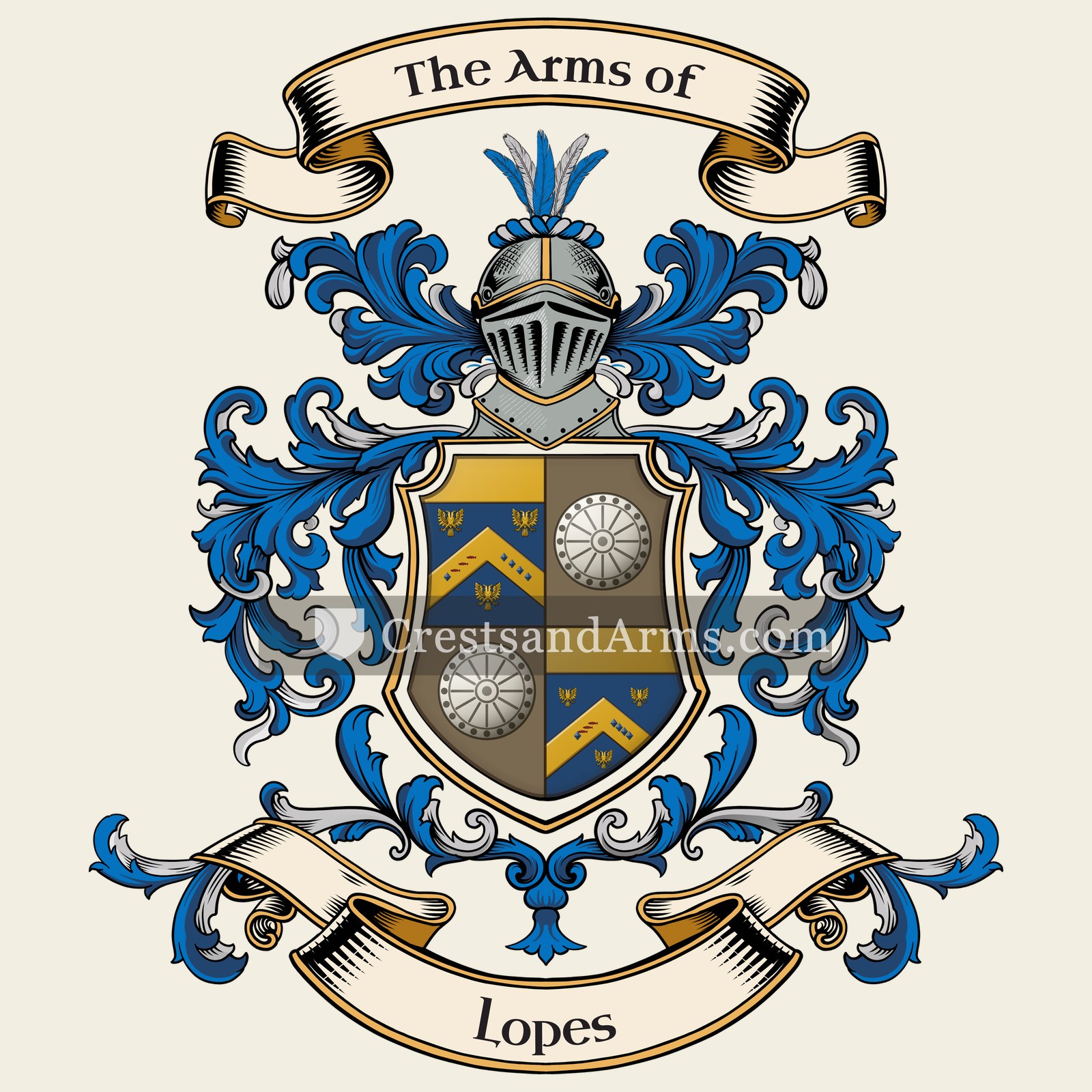 The Lopes coat of arms