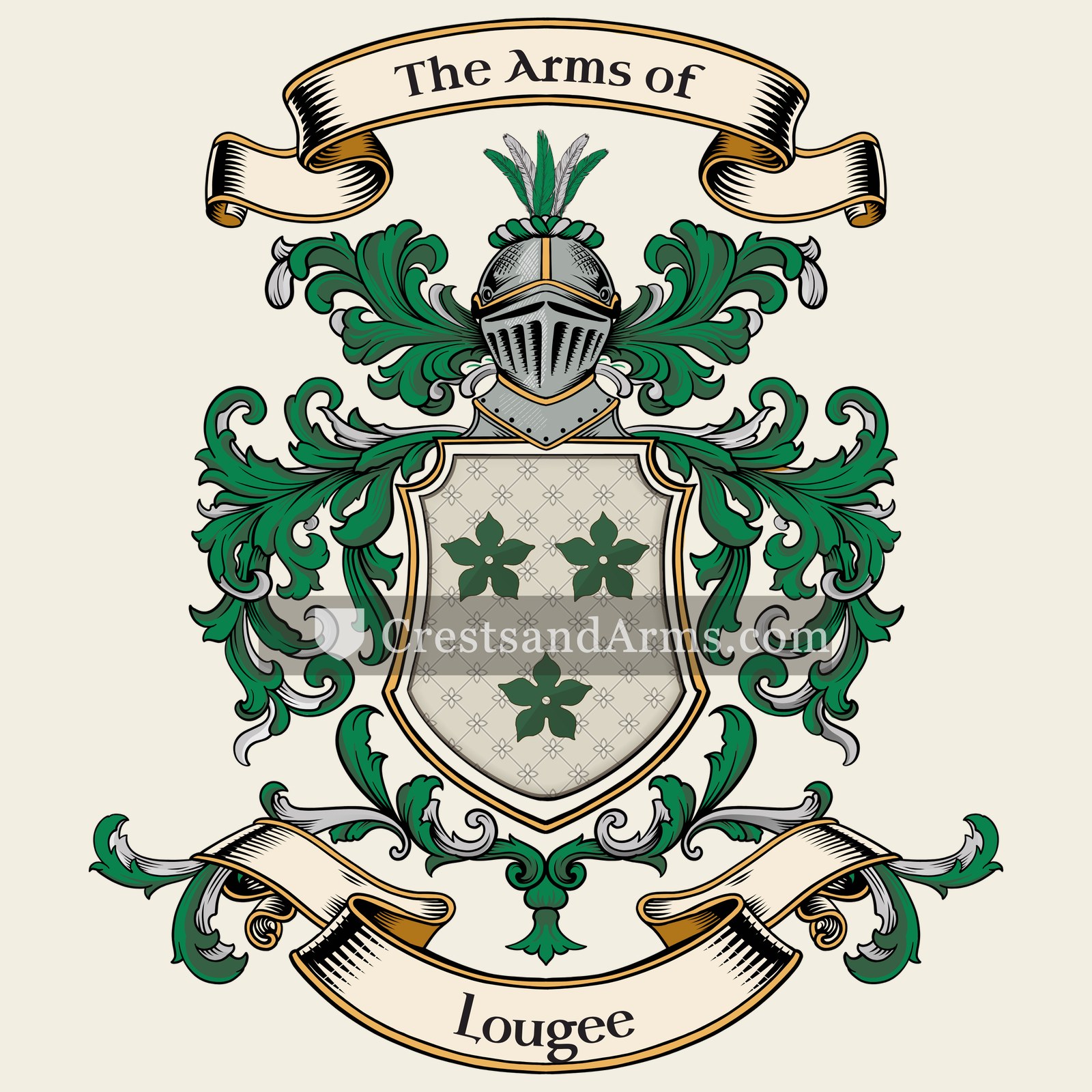 The Lougee coat of arms