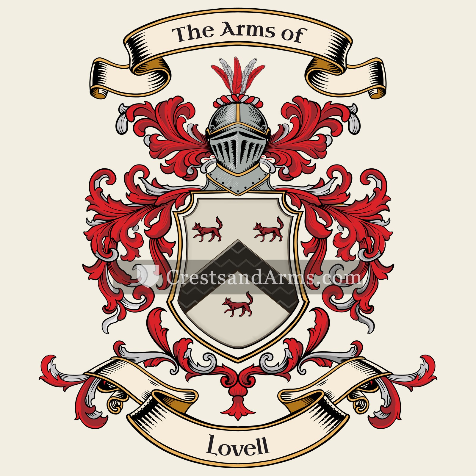 The Lovell coat of arms