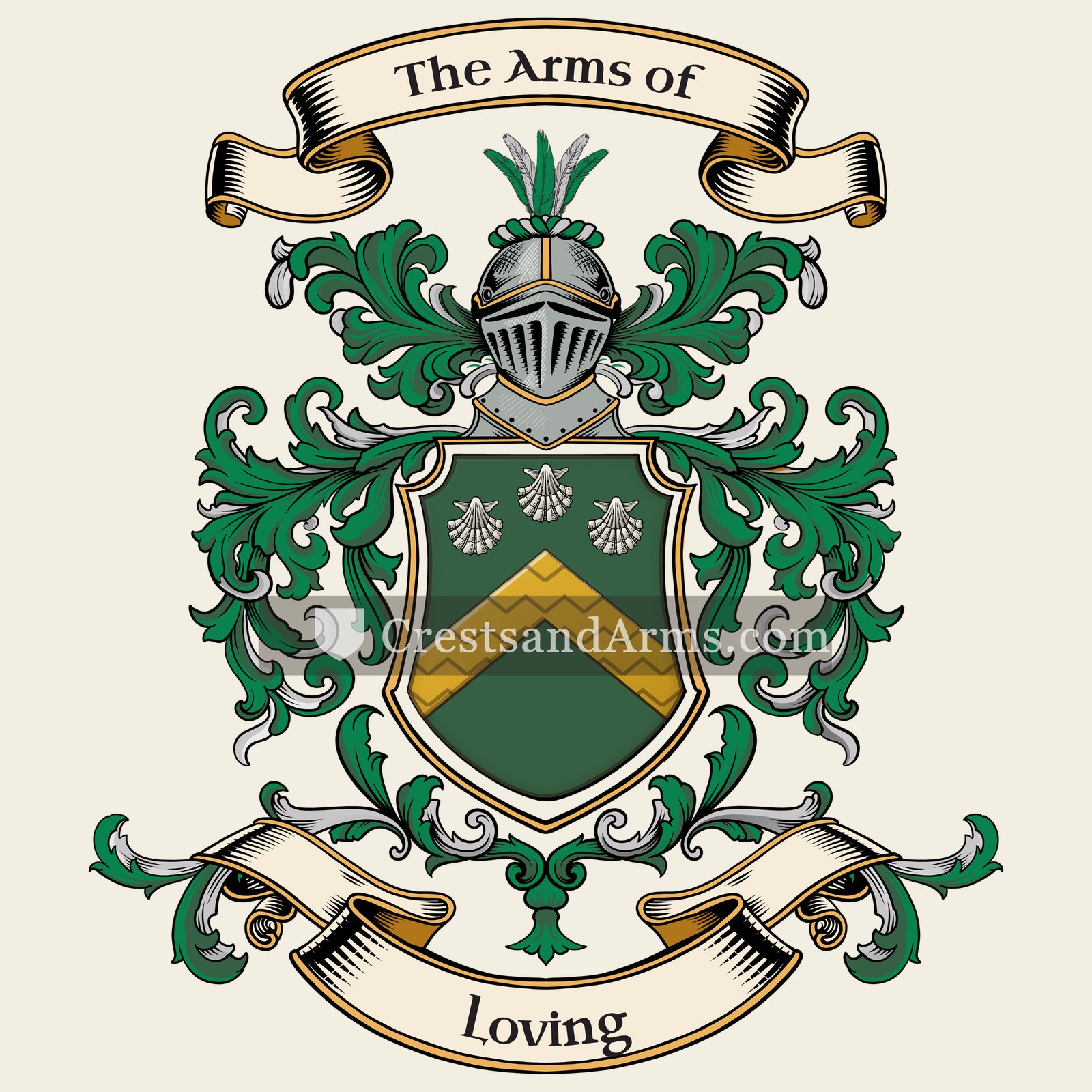 The Loving coat of arms