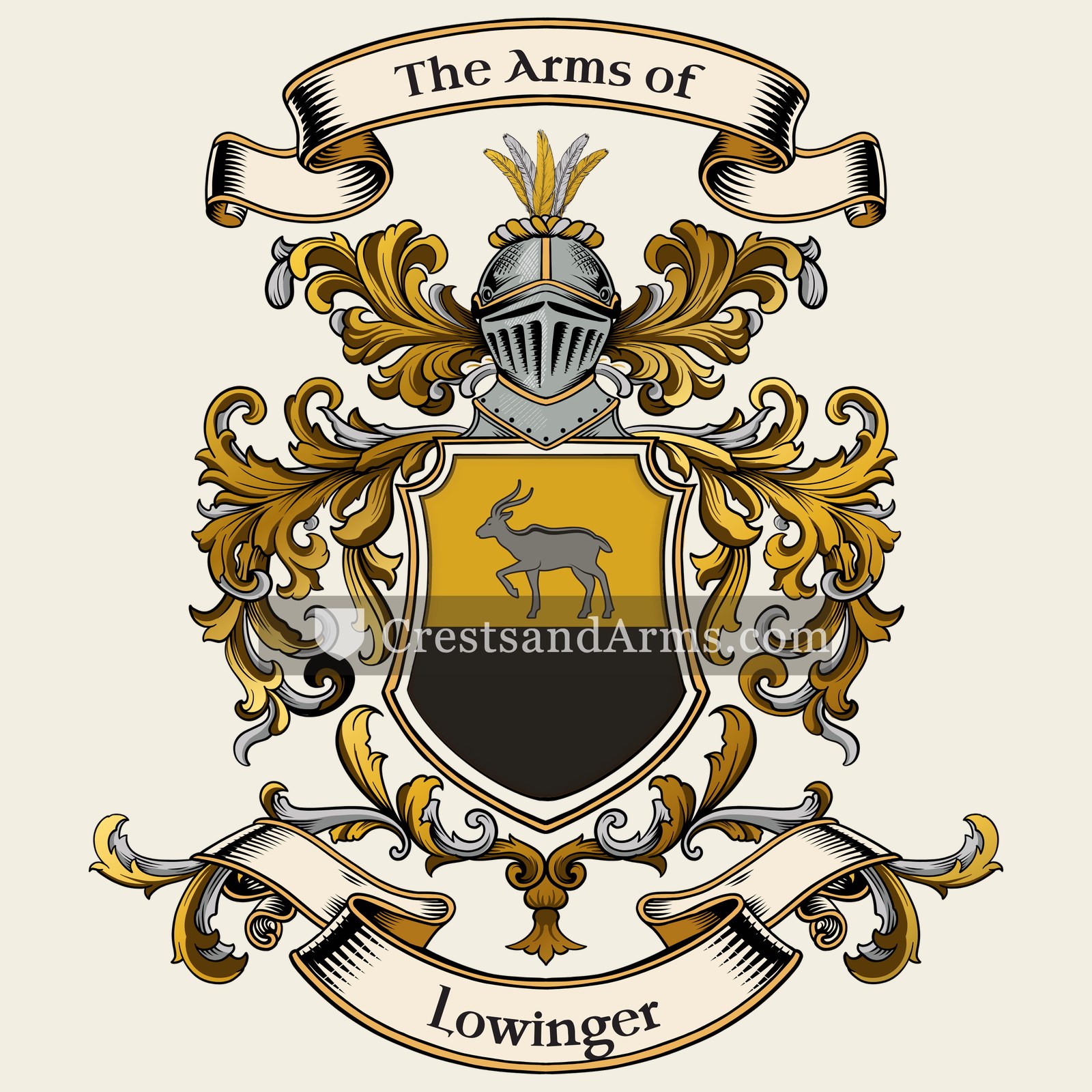The Lowinger coat of arms