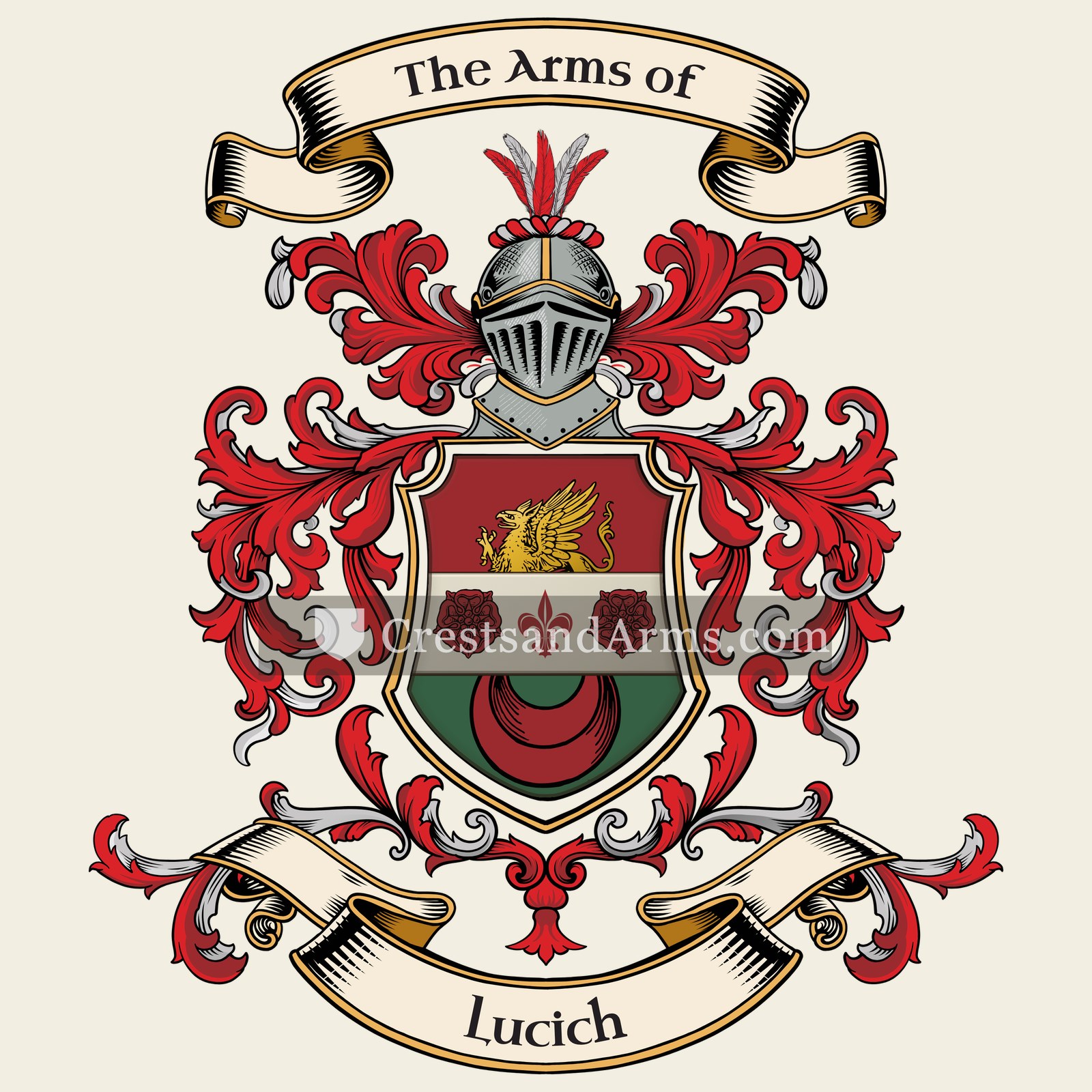 The Lucich coat of arms