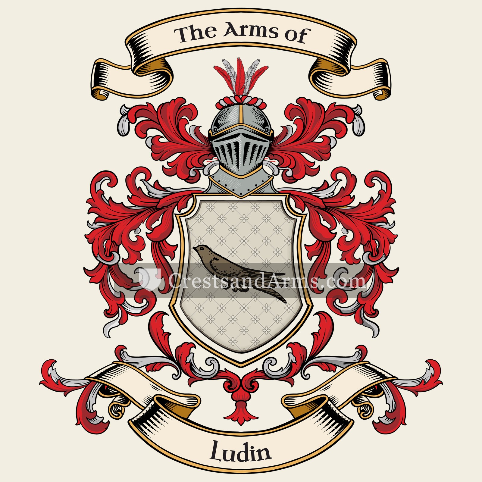 The Ludin coat of arms